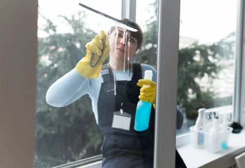 Nettoyage de vitres intérieures et extérieures à Oussières